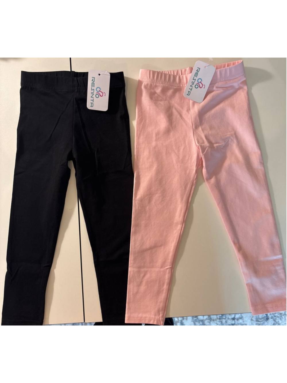 NWT Resinta Two (2) Pair of Toddler Leggings Tights - Size 3T